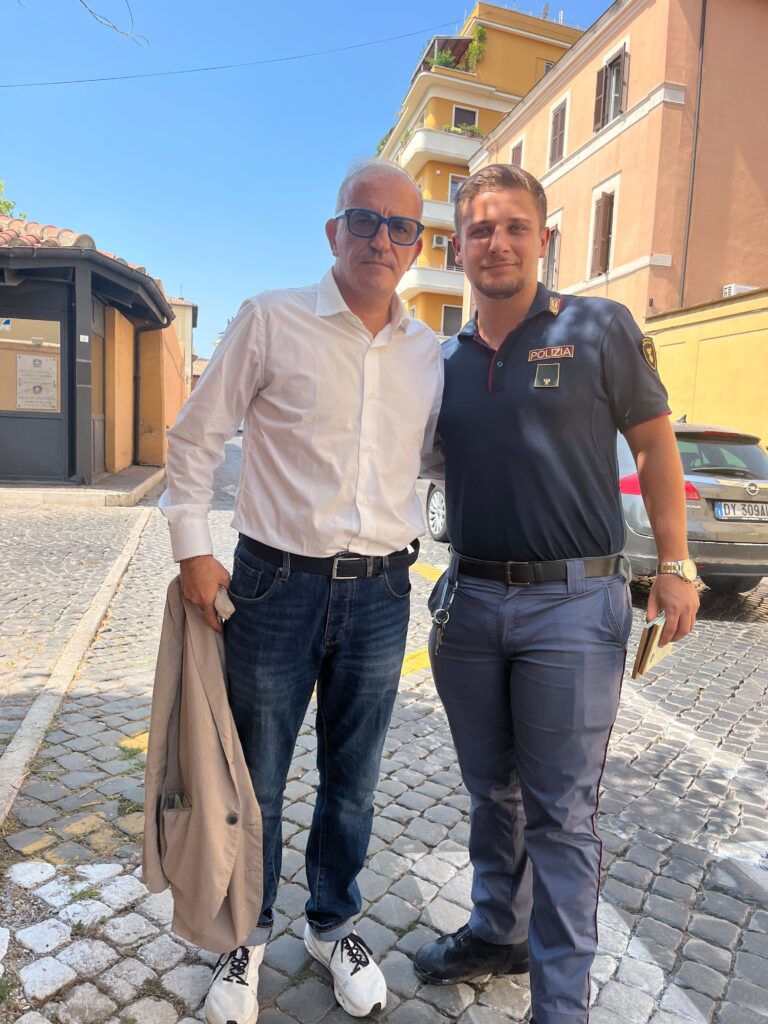 Il SIAP Romano con i nuovi Segretari locali del Comm.to Celio, Luigi Barra e dell’UPGSP Artificieri, Antonio Di Maio